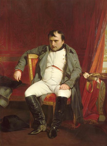 Napoléon à Fontainebleau, de Delaroche Paul